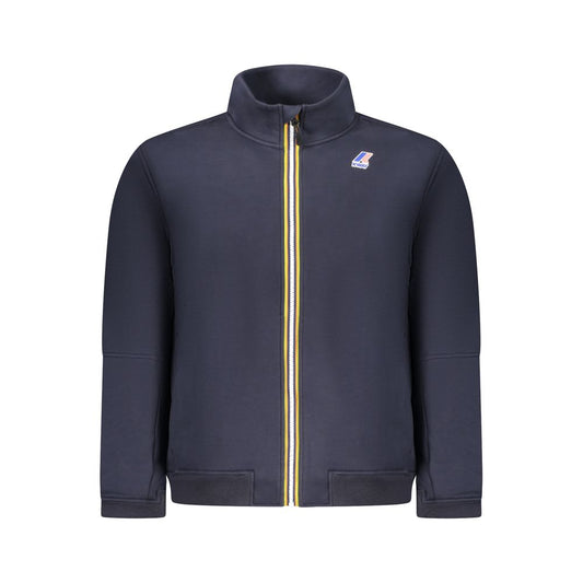 Sweatshirt by K-WAY for men in cotton polyester blue features an exquisite silhouette, showcasing and details for a exquisite look.