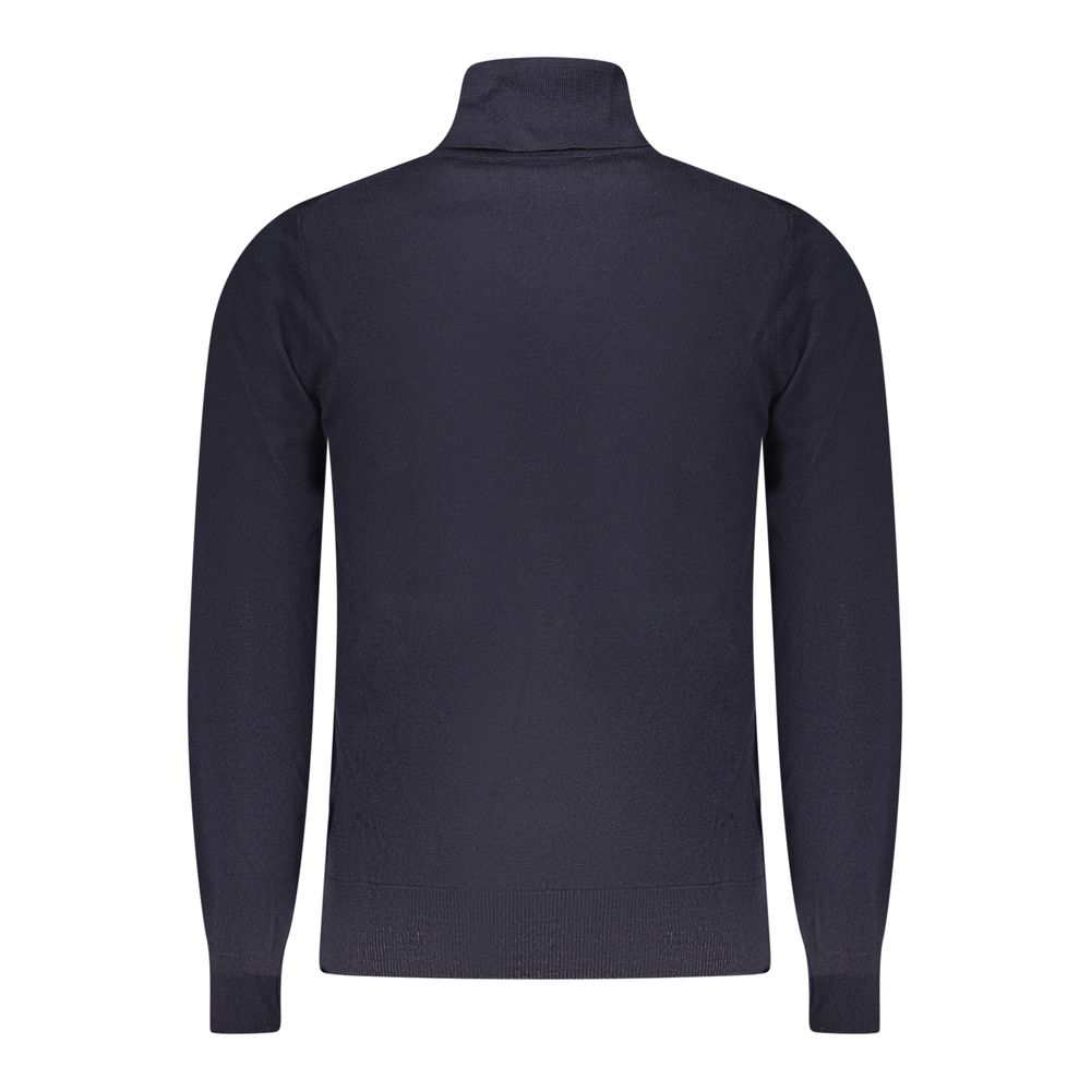 Sweater by K-WAY for men in modal & wool blue showcases an masterful silhouette, artfully detailed with a masterful and for a sophisticated, premium finish.