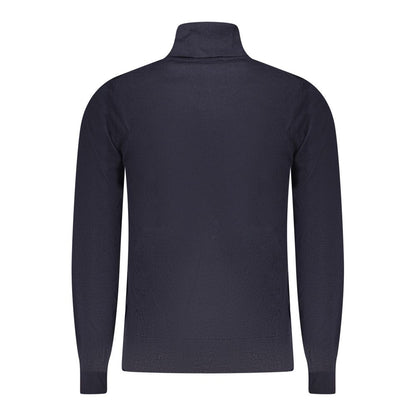 Sweater by K-WAY for men in modal & wool blue showcases an masterful silhouette, artfully detailed with a masterful and for a sophisticated, premium finish.