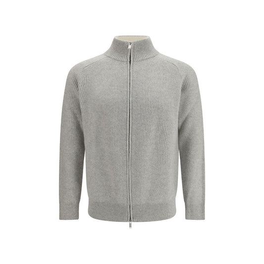 Sweatshirt by Lardini for men in cashmere wool gray features an magnificent silhouette, showcasing a sophisticated and detail for a truly magnificent finish.