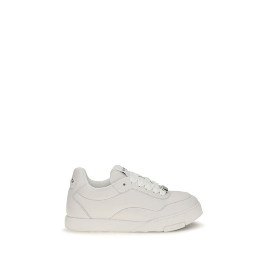 Sneakers by Givenchy for women in lambskin leather metal & rubber silver, white & signature features an fashionable silhouette, showcasing the premium Women's Low Top Mid Slip On Lambskin Leather Metal & Rubber Sneakers in a fashionable low-top mid-top slip-on style that offers a fashionable finish for refined style.
