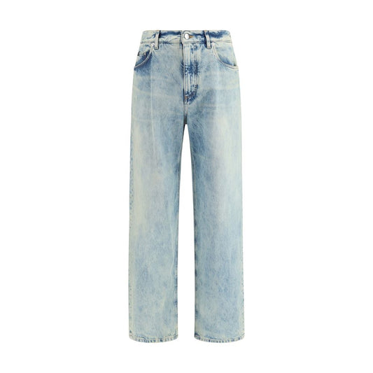 Jeans by Dolce & Gabbana for men in denim cotton blue presents a tailored silhouette, showcasing a tailored relaxed-fit, regular-fit, wide & oversized and long cut with a refined for a truly tailored aesthetic.