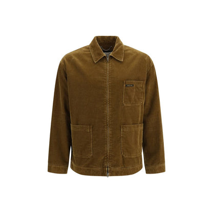 Golden Goose Brown Cotton Full-Length Jacket