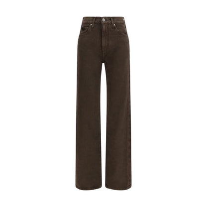 Jacob Cohen Brown Cotton Straight-Leg Jeans