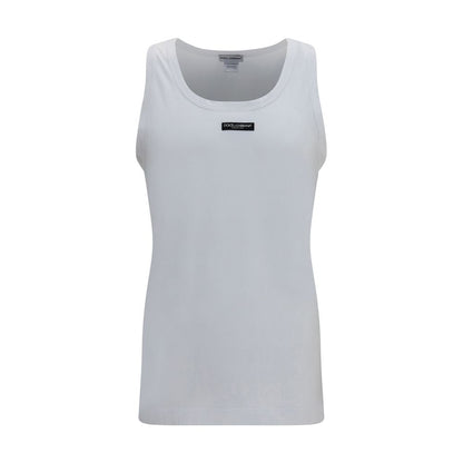 Dolce & Gabbana White Cotton Top