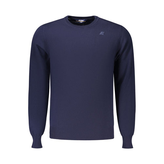 Sweatshirt by K-WAY for men in cotton blue features an exquisite silhouette, showcasing and crew neckline details for a exquisite look.
