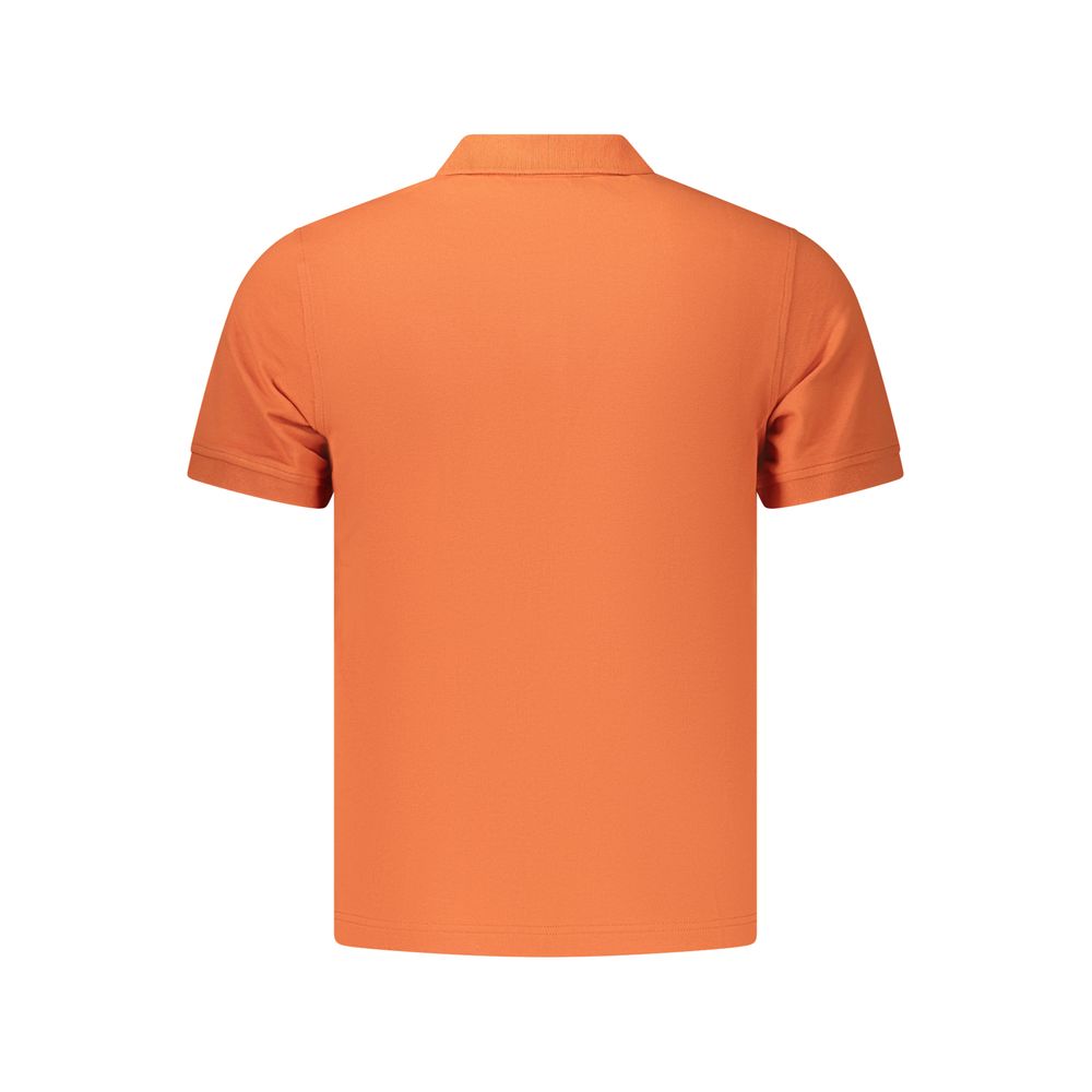 K-WAY Orange Cotton Men's Polo Shirt