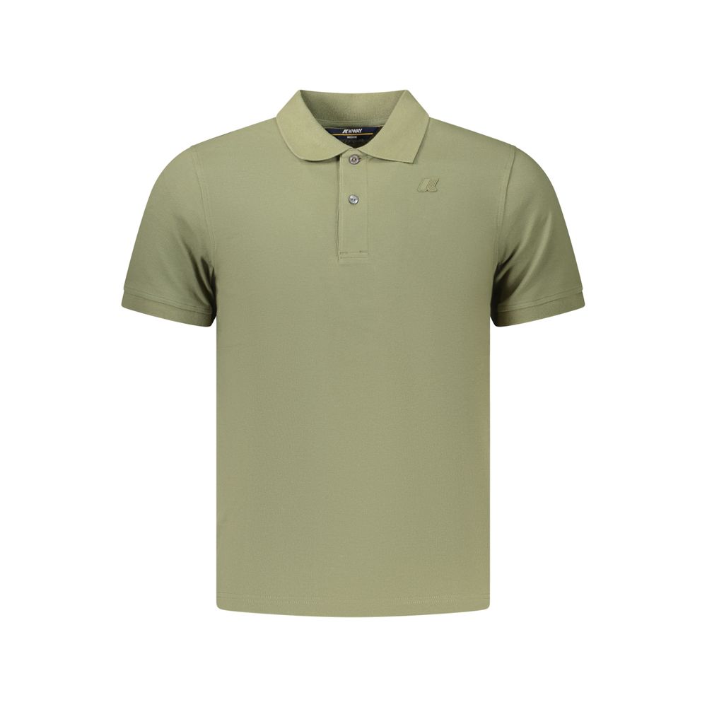 K-WAY Verde Cotton Men's Polo