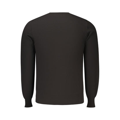 K-WAY Black Cotton Menswear Sweater