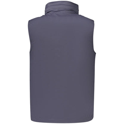 K-WAY Blue Nylon Men's Jacket