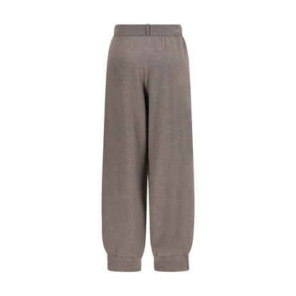 Fabiana Filippi Gray Wool Oves Aries Casual Pants