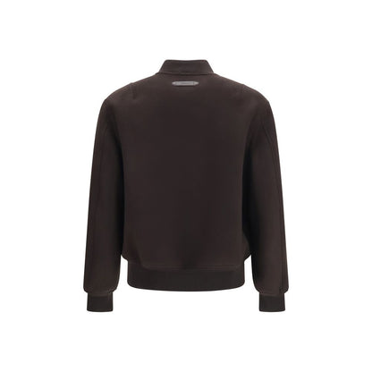 Brioni Brown Wool Oves Aries Bomber