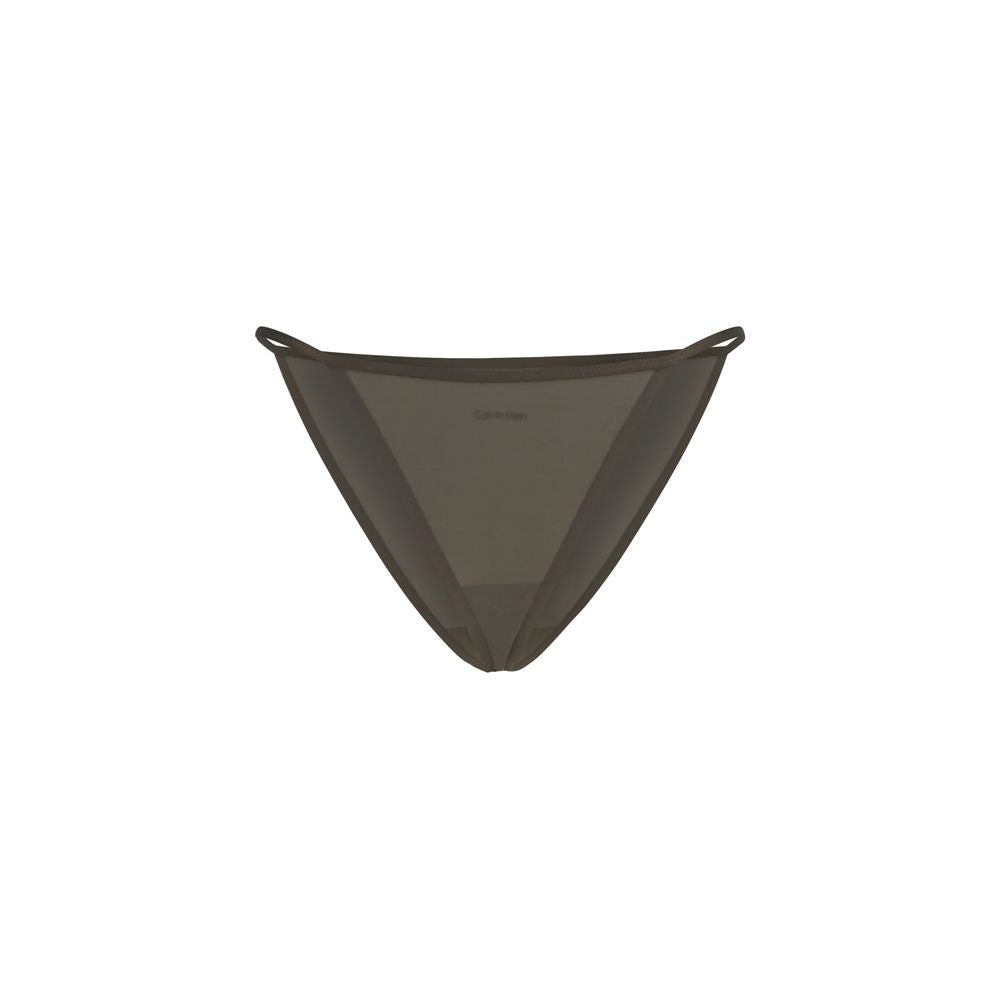 Calvin Klein Gray Nylon Pantie