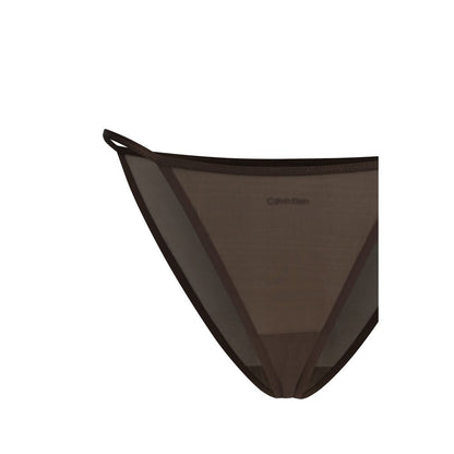 Calvin Klein Brown Nylon Pantie