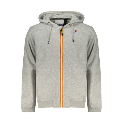 K-WAY Gray Polyester Men Sweatshirt