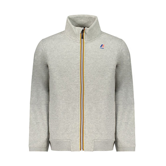 Sweatshirt by K-WAY for men in cotton polyester gray presents a smart casual silhouette, featuring a smart casual and for a sophisticated look.