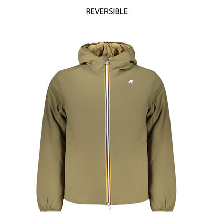 K-WAY Green Nylon Men's Jacket