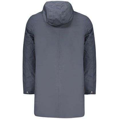 K-WAY Blue Polyester Men's Jacket
