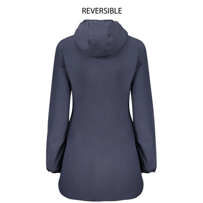 K-WAY Blue Nylon Women's Jacket