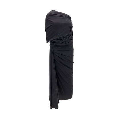 Balenciaga Black Viscose Cocktail Dress