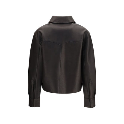 P.A.R.O.S.H. Black Lamb Leather Leather Jacket