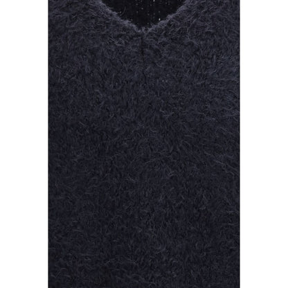 Dolce & Gabbana Blue Marabou Sweatshirt