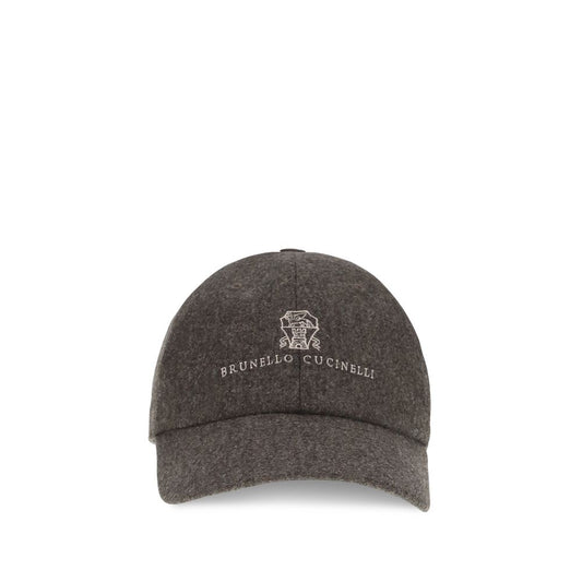 Baseball Cap by Brunello Cucinelli for men in wool brown presents a tailored silhouette, perfectly capturing the essence of Wool Baseball Cap with its tailored finish and superior craftsmanship.