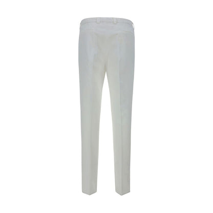 Casual Pants by Brunello Cucinelli for men in cotton white features a refined silhouette with a refined regular-fit, defined by a and a refined long for a refined finish.