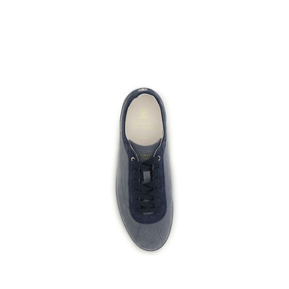 Sneakers by Brunello Cucinelli for men in bos taurus nubuck suede calf leather gray presents a on trend silhouette from the Men's Low Top Bos Taurus Nubuck Suede Calf Leather Sneakers collection, showcasing a on trend low-top style for an elevated aesthetic.