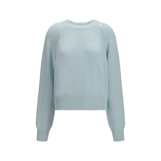 Sweater by SA SU PHI for women in cashmere blue showcases an masterful silhouette, artfully detailed with a masterful crew neckline and for a sophisticated, premium finish.