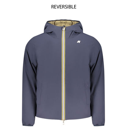 K-WAY Blue Nylon Men's Jacket