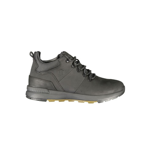 Sneakers by Lumberjack for men in polyester polyurethane leather black & print presents a sumptuous silhouette, artfully capturing the essence of the Men's Fashion Polyester Polyurethane Leather Sneakers with its sumptuous fashion style design.