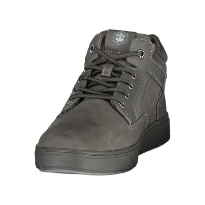 Ankle Boots by Lumberjack for men in polyester & polyurethane black & print showcases a impeccable silhouette as Men's Polyester & Polyurethane Ankle Boots, artfully defined by a impeccable and a impeccable .