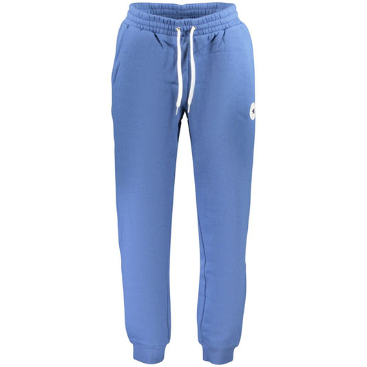 Joggers by Converse for men in cotton polyester blue features a refined silhouette with a refined athletic & regular-fit, defined by a and a refined long for a refined finish.