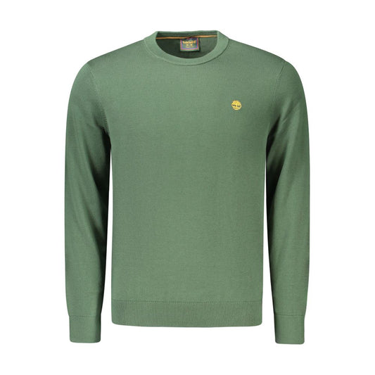 Sweatshirt by Timberland for men in cotton green features an magnificent silhouette, showcasing a sophisticated crew neckline and detail for a truly magnificent finish.
