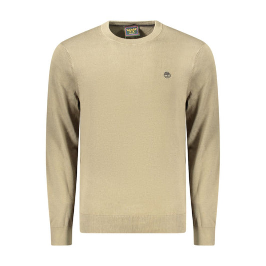 Sweatshirt by Timberland for men in cotton green features an enviable silhouette, showcasing a premium and refined crew neckline for a truly enviable finish.