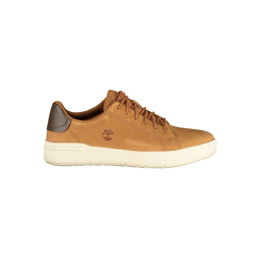 Sneakers by Timberland for men in leather plush polyester & polyurethane brown & print features a chic design, perfectly showcasing the chic low-top style of this Men's Low Top Leather Plush Polyester & Polyurethane Sneakers.