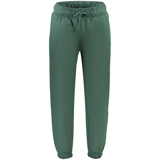 Joggers by Timberland for men in cotton green features an refined tailoring silhouette, showcasing a premium regular-fit with a and long cut for a refined tailoring look.
