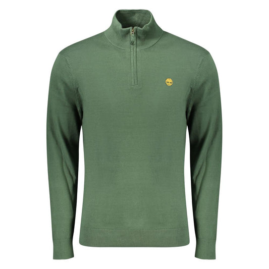Sweatshirt by Timberland for men in cotton green features an provocated silhouette, detailed with a provocated and a refined for a sophisticated aesthetic.