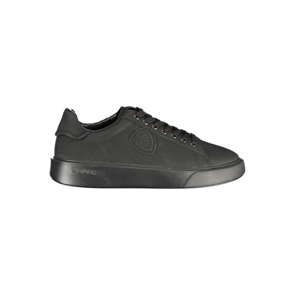 Blauer Black Polyester Athletic Sneakers