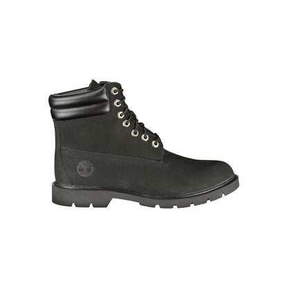 Timberland Nero Leather Men Ankle Boot