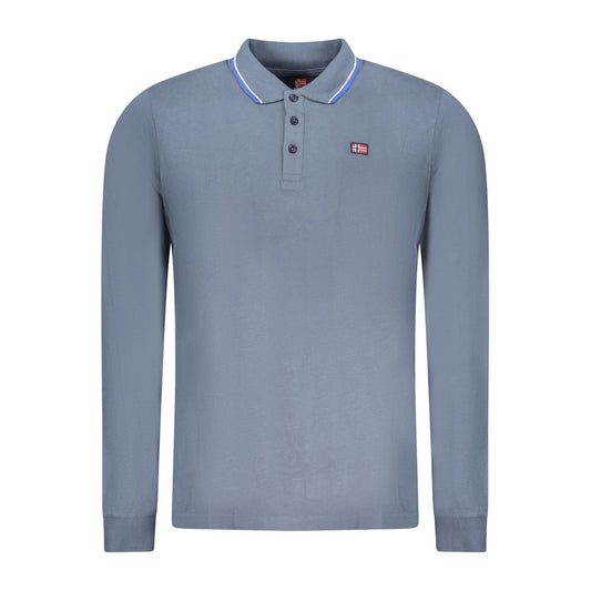 This Polo Shirt by Norway 1963 for men in cotton blue presents a flawless silhouette, showcasing flawless detailing and a refined for a truly flawless aesthetic.