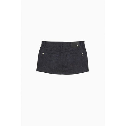 Patrizia Pepe Navy Blue Denim Skirt