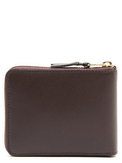 Comme Des Garçons Brown Cowhide Leather Wallet