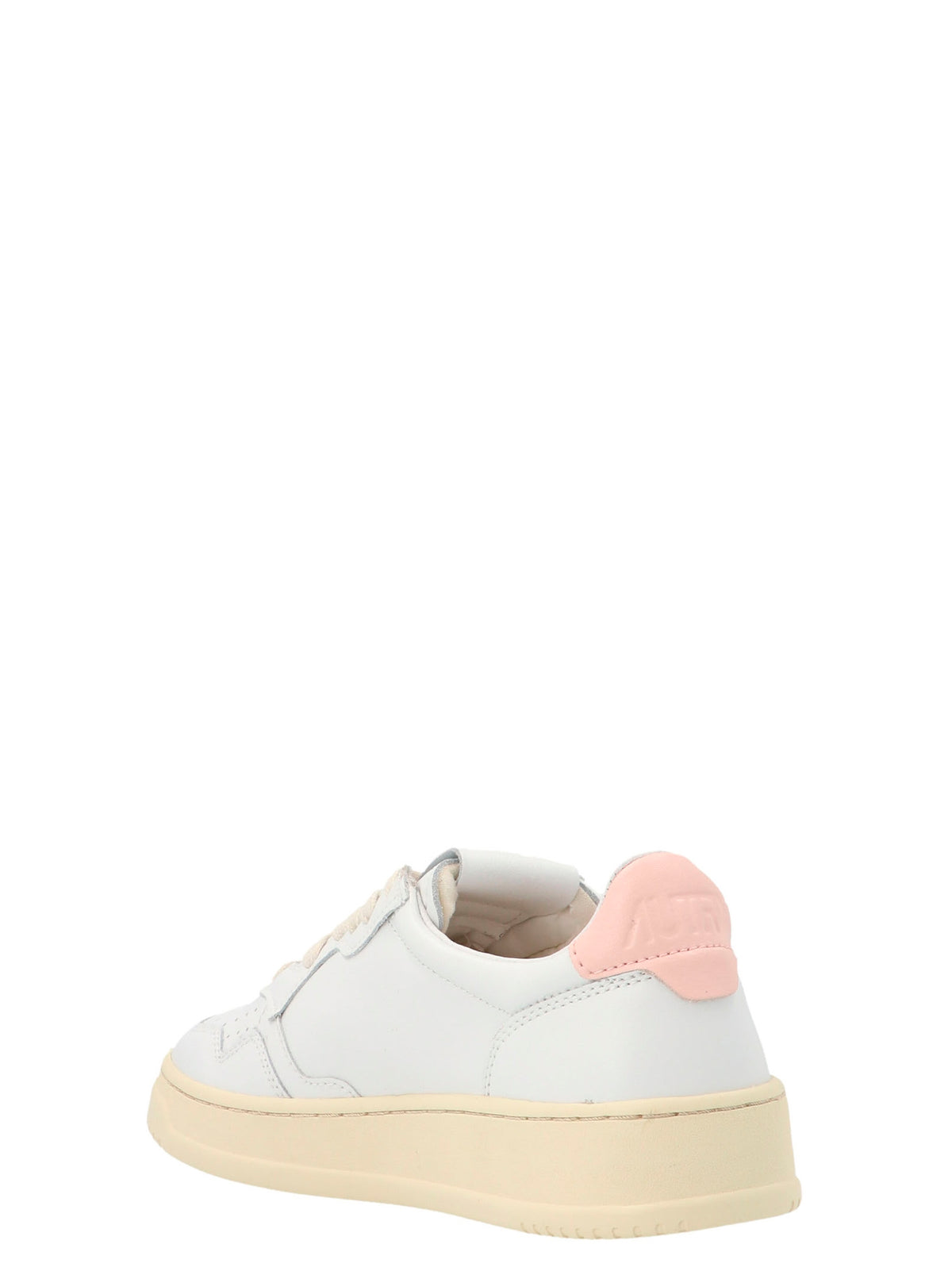 Sneakers by Autry for women in cowhide leather multicolor & pink presents a impeccable silhouette as Women's Low Top Cowhide Leather Sneakers, expertly defined by a impeccable low-top style for a impeccable, high-fashion look.