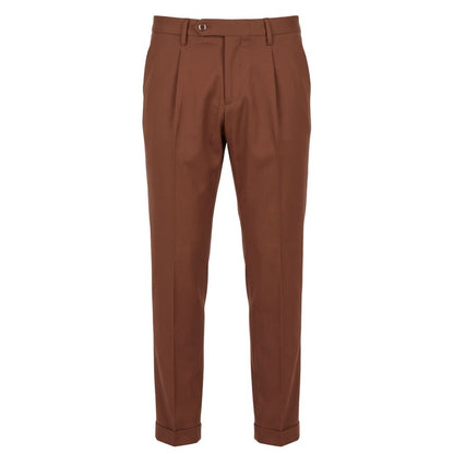 Baldinini Trend Brown Viscose Men's Pant