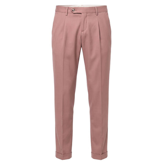 Baldinini Trend Pink Viscose Men Pant