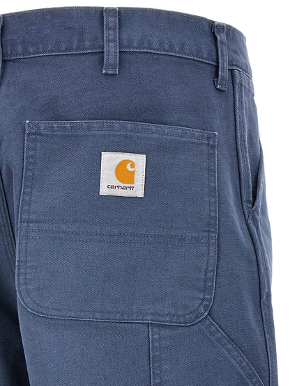 Carhartt Wip Blue Organic Cotton Casual Pants
