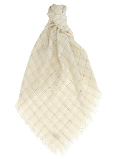 TOTEME White Wool Foulard