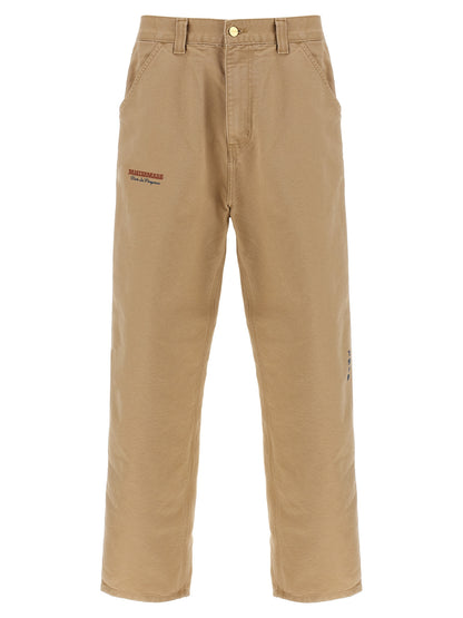 Carhartt Wip Beige Organic Cotton Casual Pants